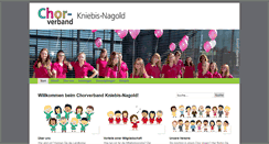 Desktop Screenshot of chorverband-kniebis-nagold.de